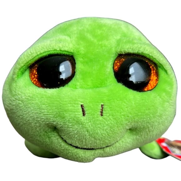 NWT! Ty Beanie Boo's Turtle Zippy Glitter Eyes Birthday May 6 Plush Toy 7" READ - Picture 1 of 11